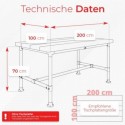 Piètement de table Graz argent (Klemp)