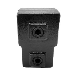 Short T-piece Typ 2S, 40 mm, Black (Klemp)
