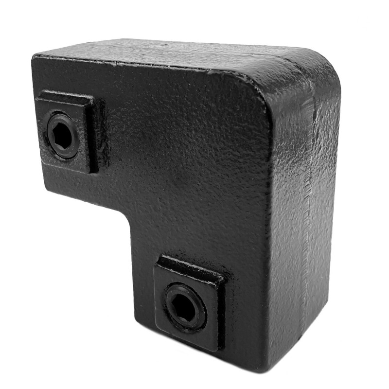 Elbow piece 90°Typ 6S, 40 mm, Black (Klemp) - Square Tubefittings Elbow piece 90°Typ 6S, 40 mm, Black (Klemp) - Square Tubefittings