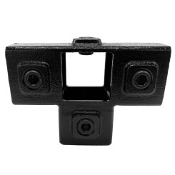 Side Outlet Tee Typ 24S, 40 mm, Black (Klemp)