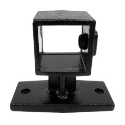 Handrail supportTyp 34S, 40 mm, Black (Klemp)
