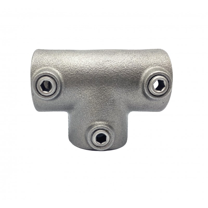 Lang T-stuk Typ 4B, 26.9 mm, Natural (Klemp) - Buiskoppelingen Lang T-stuk Typ 4B, 26.9 mm, Natural (Klemp) - Buiskoppelingen