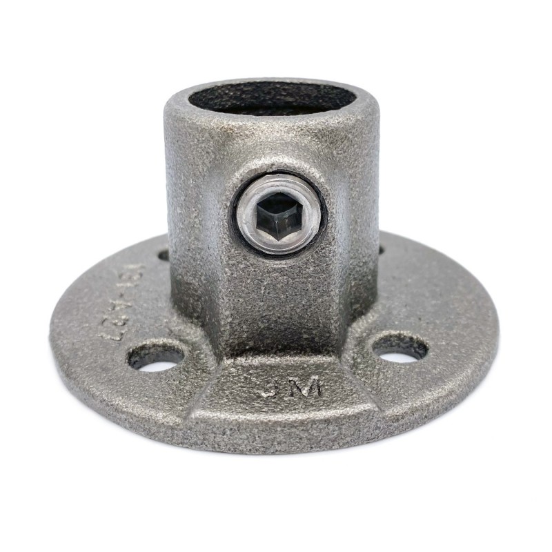Ronde voetplaat Typ 10C, 33.7 mm, Natural (Klemp) - Buiskoppelingen Ronde voetplaat Typ 10C, 33.7 mm, Natural (Klemp) - Buiskoppelingen
