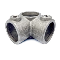 Hoekst.doorl.staanderTyp 20B, 26.9 mm, Natural (Klemp)