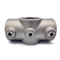 Krzyżak dwugniazdowy Typ 22B, 26.9 mm, Naturalny (Klemp)