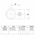 Crossover Typ 28B, 26.9 mm, Natural (Klemp) Crossover Typ 28B, 26.9 mm, Natural (Klemp)