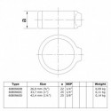 Locking Ring Typ 60D, 42.4 mm, Natural (Klemp) Locking Ring Typ 60D, 42.4 mm, Natural (Klemp)