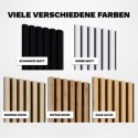 Listones MDF sobre fieltro 275x30 cm - Roble de Sonoma (Klemp) Listones MDF sobre fieltro 275x30 cm - Roble de Sonoma (Klemp)