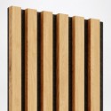 Listones MDF sobre fieltro 275x30 cm - Roble natural (Klemp) Listones MDF sobre fieltro 275x30 cm - Roble natural (Klemp)