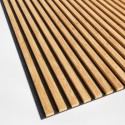 Listones MDF sobre fieltro 275x30 cm - Roble natural (Klemp) Listones MDF sobre fieltro 275x30 cm - Roble natural (Klemp)