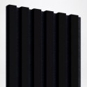 Lattes MDF sur feutre 275x30 cm - Tapis noir (Klemp) Lattes MDF sur feutre 275x30 cm - Tapis noir (Klemp)
