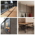 Ronde voetplaat met inleg (SET) Typ 15B, 26,9 mm, Zwart (Klemp) Ronde voetplaat met inleg (SET) Typ 15B, 26,9 mm, Zwart (Klemp)