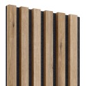 Listones MDF sobre fieltro 275x30 cm - roble artesano (Klemp) Listones MDF sobre fieltro 275x30 cm - roble artesano (Klemp)