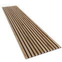 Listones MDF sobre fieltro 275x30 cm - roble artesano (Klemp) Listones MDF sobre fieltro 275x30 cm - roble artesano (Klemp)