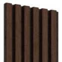 Lattes MDF sur feutre 275x30 cm - Noyer (Klemp)