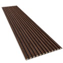 Lattes MDF sur feutre 275x30 cm - Noyer (Klemp)