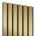 Listones MDF sobre fieltro 275x30 cm - Brillo dorado (Klemp) Listones MDF sobre fieltro 275x30 cm - Brillo dorado (Klemp)