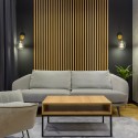 Listones MDF sobre fieltro 275x30 cm - Brillo dorado (Klemp) Listones MDF sobre fieltro 275x30 cm - Brillo dorado (Klemp)