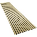 Listones MDF sobre fieltro 275x30 cm - Brillo dorado (Klemp) Listones MDF sobre fieltro 275x30 cm - Brillo dorado (Klemp)