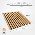 3D panels on felt - Natural oak (Klemp) 3D panels on felt - Natural oak (Klemp)