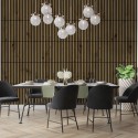 3D panels on felt - Natural oak (Klemp) 3D panels on felt - Natural oak (Klemp)
