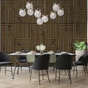 3D panels on felt - Natural oak (Klemp) 3D panels on felt - Natural oak (Klemp)