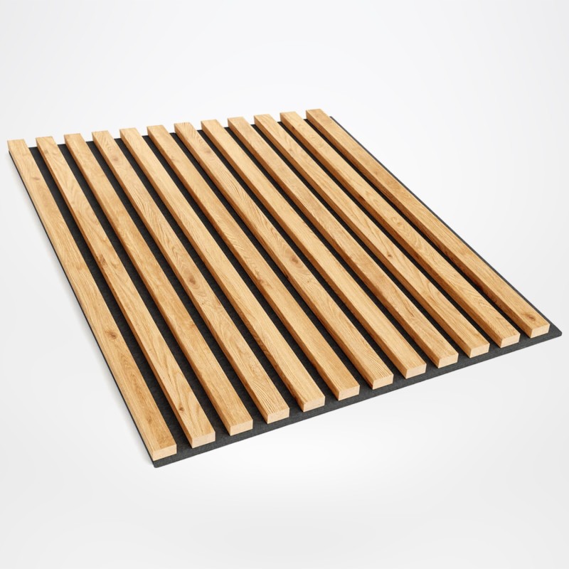 3D panels on felt - Natural oak (Klemp) - 3D wall panels 3D panels on felt - Natural oak (Klemp) - 3D wall panels