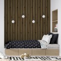 3D panels on felt - Artisan oak (Klemp) 3D panels on felt - Artisan oak (Klemp)