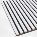 3D panelen op vilt - Wit mat (Klemp) 3D panelen op vilt - Wit mat (Klemp)
