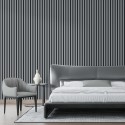 Mini doghe in MDF 16x30 - Antracite - 31 pezzi (Klemp)