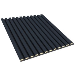 3D panels on felt - Anthracite (Klemp)