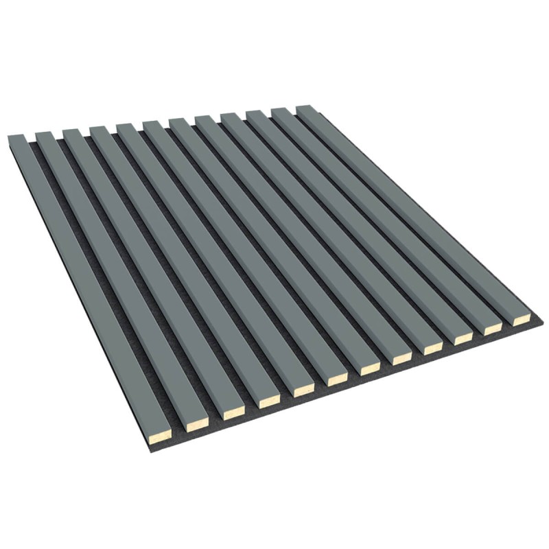 3D-Paneele auf Filz - Khaki (Klemp) - 3D Wandpaneele