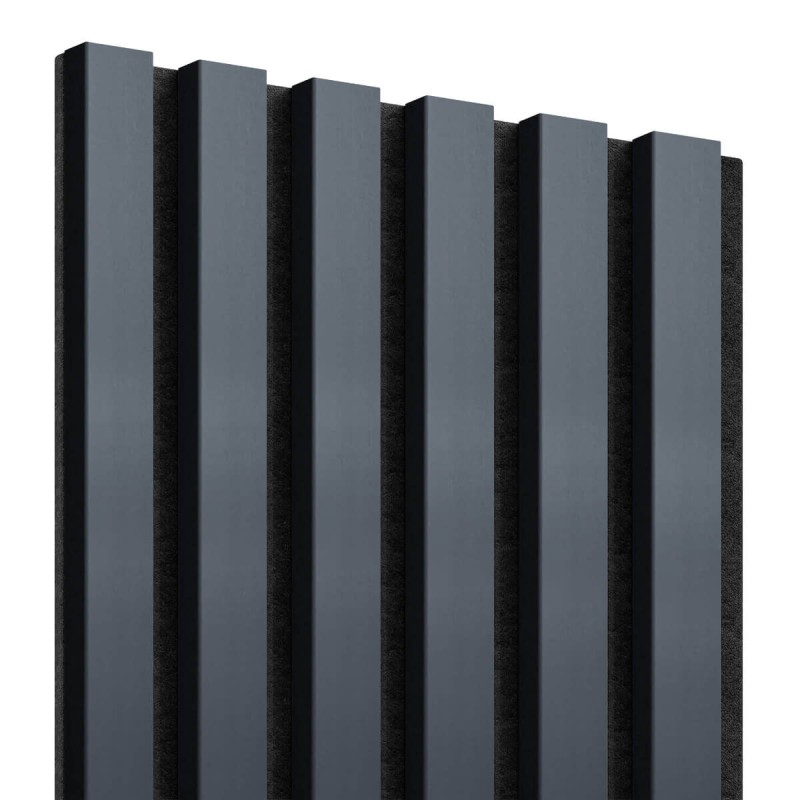 Lamele MDF na Filcu 275x30 cm - Antracyt (Klemp) - Lamele na filcu