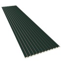 MDF laths on felt 275x30 cm - Bottle Green (Klemp)