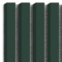 MDF laths on felt 275x30 cm - Bottle Green (Klemp)