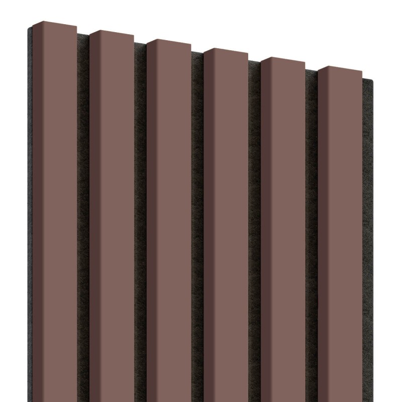 MDF laths on felt 275x30 cm - Powder pink (Klemp) - MDF slats on felt