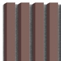 MDF latten op vilt 275x30 cm - Poederroze (Klemp)