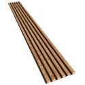 Lamele MDF na płycie HDF 275x30 cm - Fornir dębowy (Klemp) Lamele MDF na płycie HDF 275x30 cm - Fornir dębowy (Klemp)