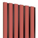 MDF laths on panel 275x30 cm - Coral (Klemp)