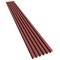 MDF laths on panel 275x30 cm - Coral (Klemp)