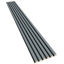 MDF laths on panel 275x30 cm - Scandinavian Grey (Klemp)