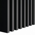 Lattes MDF autoportantes 22x90 - Tapis noir - 10 pièces (Klemp)