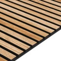 Acoustic panel natural veneer - Natural oak - 60x240cm (Klemp) Acoustic panel natural veneer - Natural oak - 60x240cm (Klemp)
