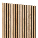 Acoustic panel natural veneer - Natural oak - 60x240cm (Klemp) Acoustic panel natural veneer - Natural oak - 60x240cm (Klemp)