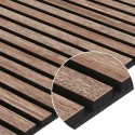 Pannello acustico impiallacciato naturale - Noce americano - 60x240cm (Klemp) Pannello acustico impiallacciato naturale - Noce americano - 60x240cm (Klemp)