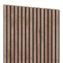 Panel acústico de chapa natural - Nogal americano - 60x240cm (Klemp) Panel acústico de chapa natural - Nogal americano - 60x240cm (Klemp)