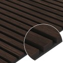 Pannello acustico impiallacciato naturale - Castagno - 60x240cm (Klemp) Pannello acustico impiallacciato naturale - Castagno - 60x240cm (Klemp)