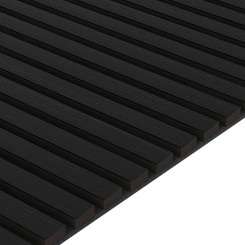 Pannello acustico impiallacciato naturale - Rovere nero - 60x240cm (Klemp)