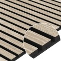 Panneau acoustique en placage naturel - Chêne blanchi - 60x240cm (Klemp) Panneau acoustique en placage naturel - Chêne blanchi - 60x240cm (Klemp)