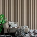 Panneau acoustique en placage naturel - Chêne blanchi - 60x240cm (Klemp) Panneau acoustique en placage naturel - Chêne blanchi - 60x240cm (Klemp)
